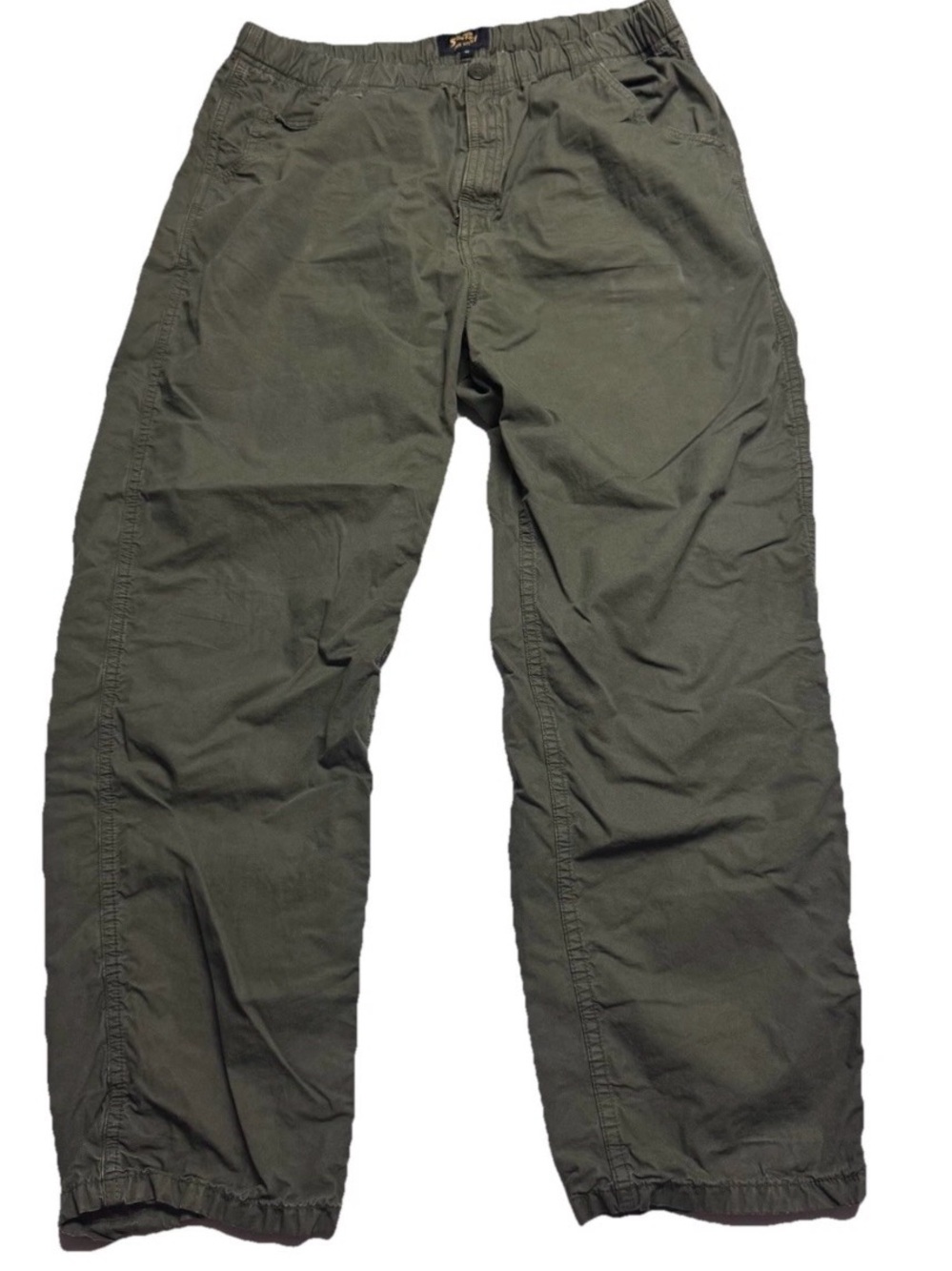 Stan Ray Relaxed Straight Leg Pants In Green Size: Medium (35"x27")